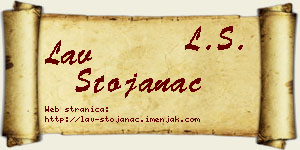 Lav Stojanac vizit kartica